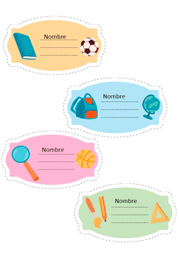 Plantillas para Gafetes ️ en WORD 2024 para Imprimir