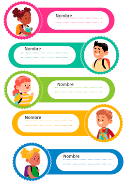 Plantillas para Gafetes ️ en WORD 2024 para Imprimir