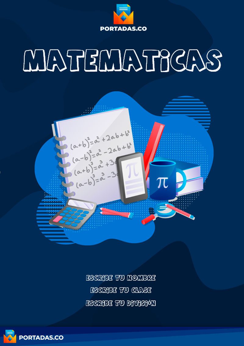 Portadas De Matem ticas Para Cuadernos Y Trabajos 2023 Portadas De Matem ticas Para Cuadernos Y Trabajos 2023