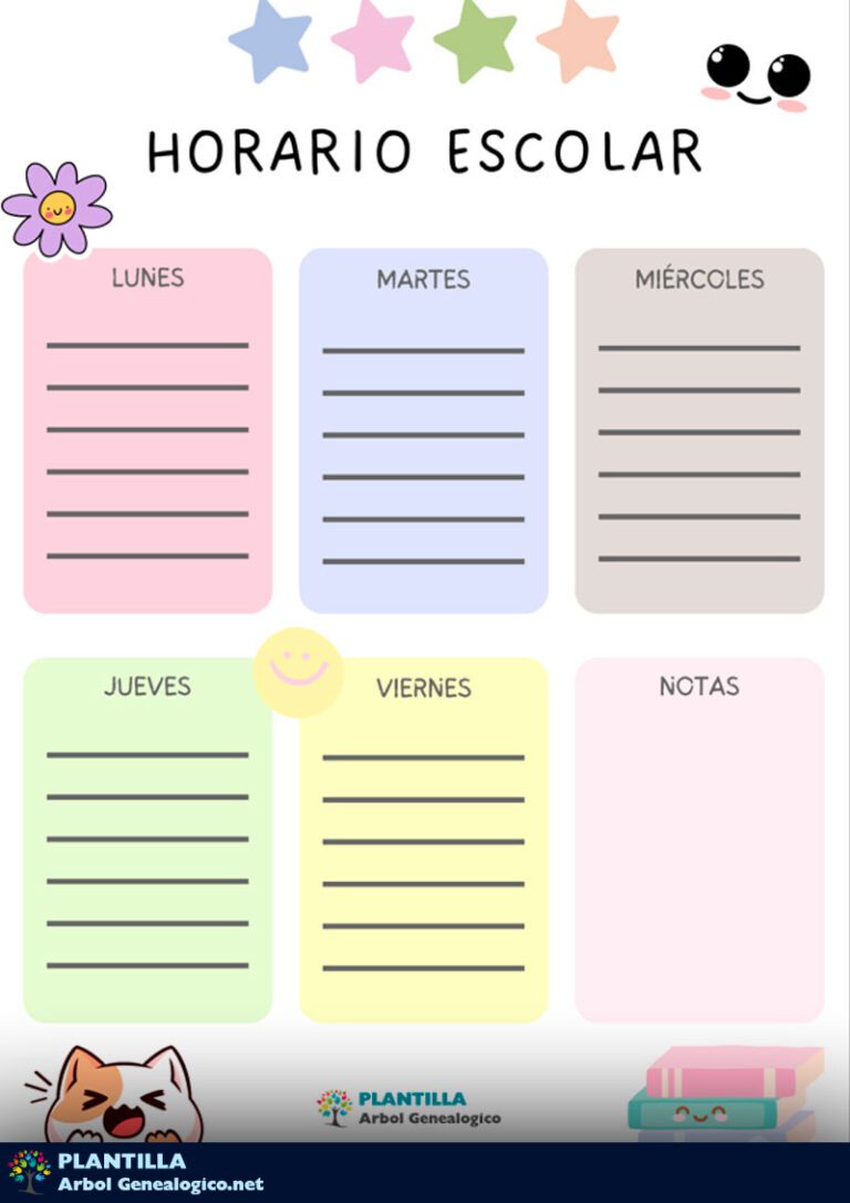 Horarios De Clases ️ Plantillas Gratis Editables 2023