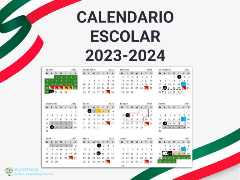 Calendario ciclo escolar 2023 - 2024 en México (SEP)