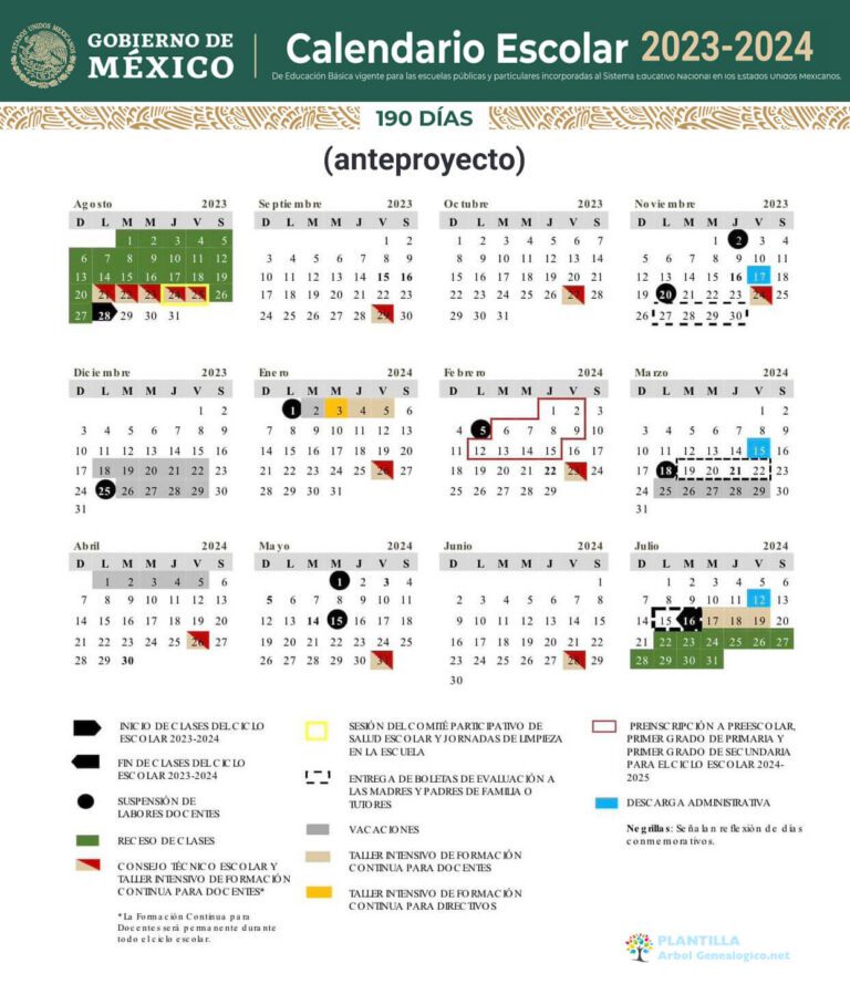 Calendario Escolar 2024 Sep Puebla Image to u