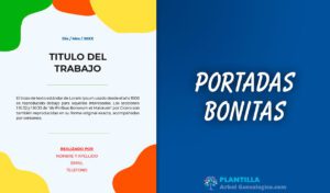 Portadas bonitas para Word