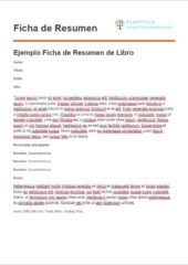 ejemplo ficha resumen libro