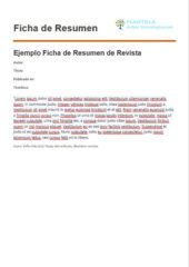 ejemplo ficha resumen revista